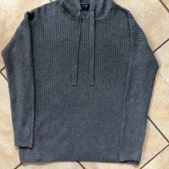 Dever Hayes Knitwear Hooded Sweater – Grey, Size Medium - Picture 7 of 8